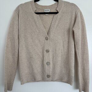 Club Monaco Cashmere Beige Cardigan Sweater (Size Small)